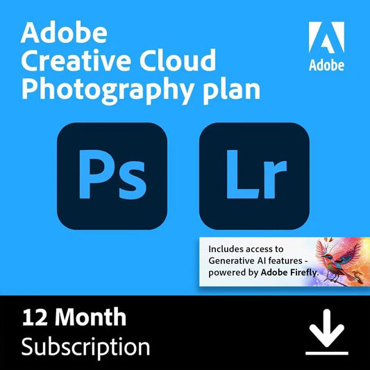 Adobe Photography Plan 1 Year PC/Mac